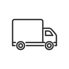 Delivery van icon. Vector Illustration. © New Vectors
