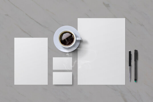 A4 A5 Stationery Mockup