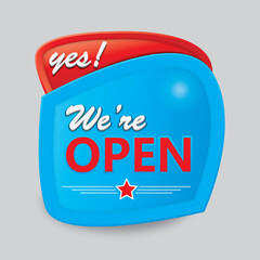 Yes We are open Werbung