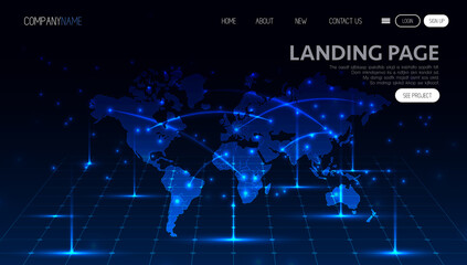 Abstract technology data visualization background. network futuristic wireframe. artificial intelligence. cyber security. visual information complexity. Intricate data threads plot.