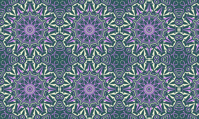 oriental colored decorative pattern 