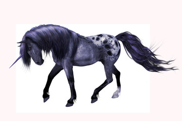 Purple Appaloosa Unicorn