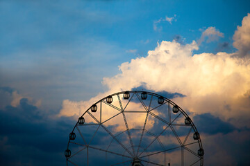 ferris wheel in the sky