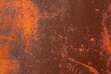 Old rusted metal texture. The surface of rough iron wall. Perfect for background and grunge design.