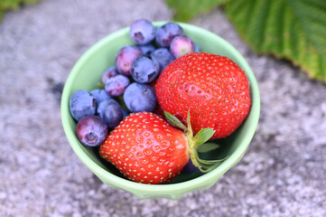 délicieux fruits rouges du jardin 