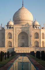 Fototapeta na wymiar Taj Mahal in sunriseTaj Mahal, in Agra, India by sunrise