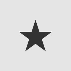 Obraz premium Star icon flat