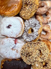 A whole assortment of pastries. 