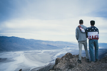 hikers in the mountains