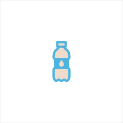soda bottle icon flat vector logo design trendy