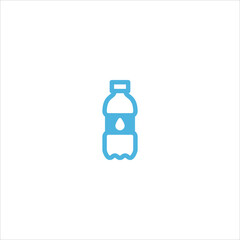soda bottle icon flat vector logo design trendy