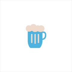 beer icon flat vector logo design trendy