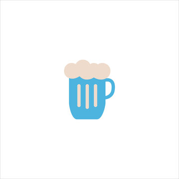 beer icon flat vector logo design trendy