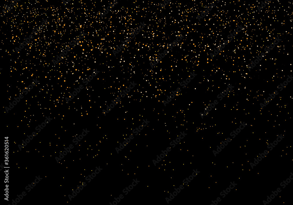 Wall mural glitter gold dust