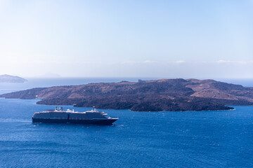 cruise ship in the sea