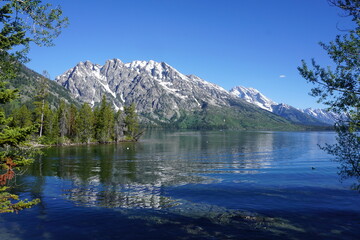 Jenny Lake in Grand Teton National Park - Wyoming, USA