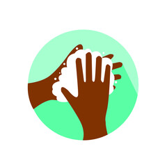 Wash your hands illustration vector