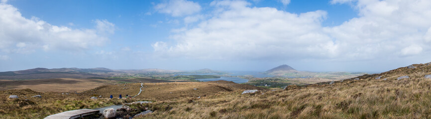Connemara panorama Diamond Hill Ireland