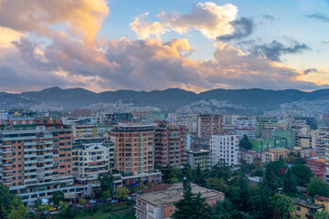 Obraz premium The Colorful Capital City of Albania, Tirana