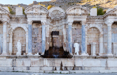 Sagalassos Ancient City, Burdur / Turkey . It is located in Southwest Turkey, more than one hundred kilometers north of the coastal city of Antalya, part of province of Burdur.