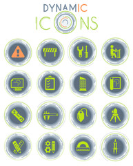 engineering icon set