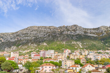 Fototapeta na wymiar The Beautiful Town of Kruje in Albania