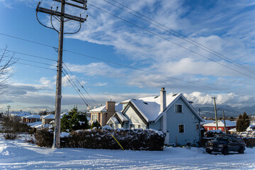 House in Snow 