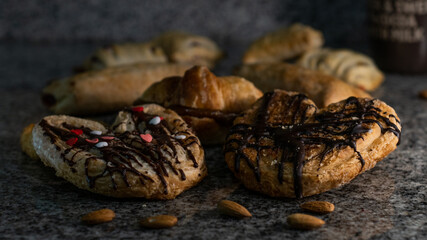 Palmeras con chocolate