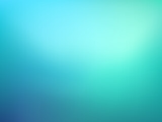 Abstract teal blue gradient background. Blurred turquoise water backdrop. Vector illustration for your graphic design, banner, summer or aqua poster - obrazy, fototapety, plakaty
