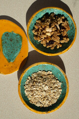 Śniadanie fit płatki muesli crunchy © Seance_Photo_Sylwia