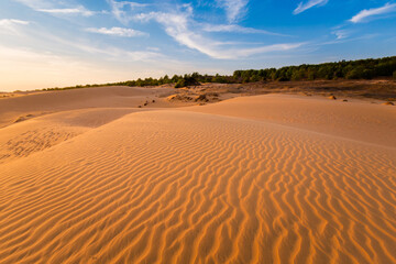 Red sand dunes in Vietnam