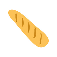 bread fresh food bakery isolated icon design