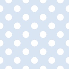 Polka dot pattern. Simple polka dots are repeated. Suitable design as a background, wrapping paper, packaging and more.Regular filled circles as a seamless texture.
