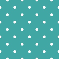 Polka dot pattern. Simple polka dots are repeated. Suitable design as a background, wrapping paper, packaging and more.Regular filled circles as a seamless texture.