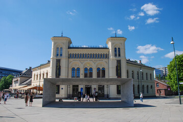 Fototapeta na wymiar The Nobel Peace Centre in Oslo, Norway