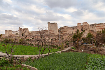 View of Yedikule Fortress in Istanbul, Turkey