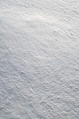 White snow background. Texture of snow