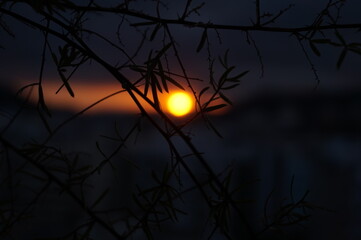 Sunset in the Rio de Janeiro mountains
