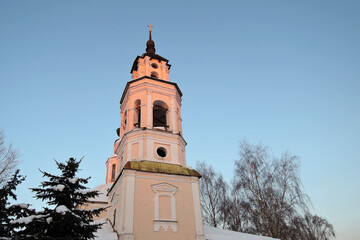 Tower of the church. Architecture of Vladimir city, Russia.