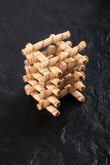 Chocolate waffle sticks