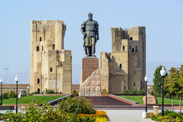 Main postcard view of Shahrisabz, Uzbekistan