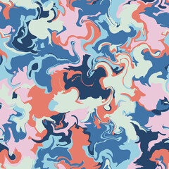 Seamless marbleized pattern part of the collection