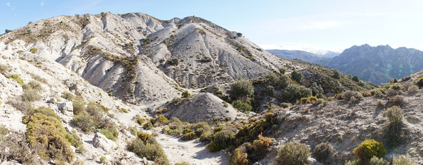 Cerro del Trevenque Peak in the Sierra Nevada mountain range of Andalusia near Grenada in Spain.