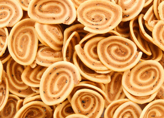 Cookies on background