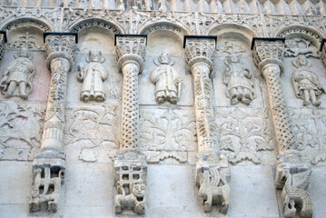 Church of Saint Demetrius in Vladimir, Russia.	