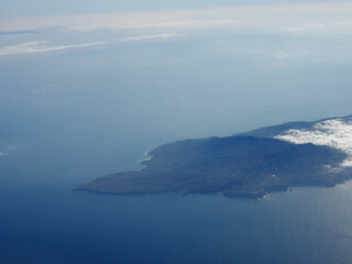 Fototapeta na wymiar Aerial of Santa Cruz Island