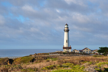 Fototapeta na wymiar lighthouse on the road Big Sur , California