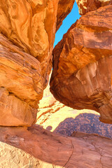Rock formations in Valley of Fire State park, Nevada, USA