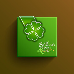 St. Patrick's day background, Vector seamless wallpaper pattern