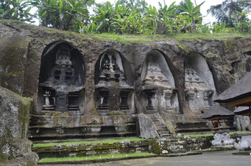 11th Century Temple Gunung Kawi while traveling in Ubud; Bali, Indonesia